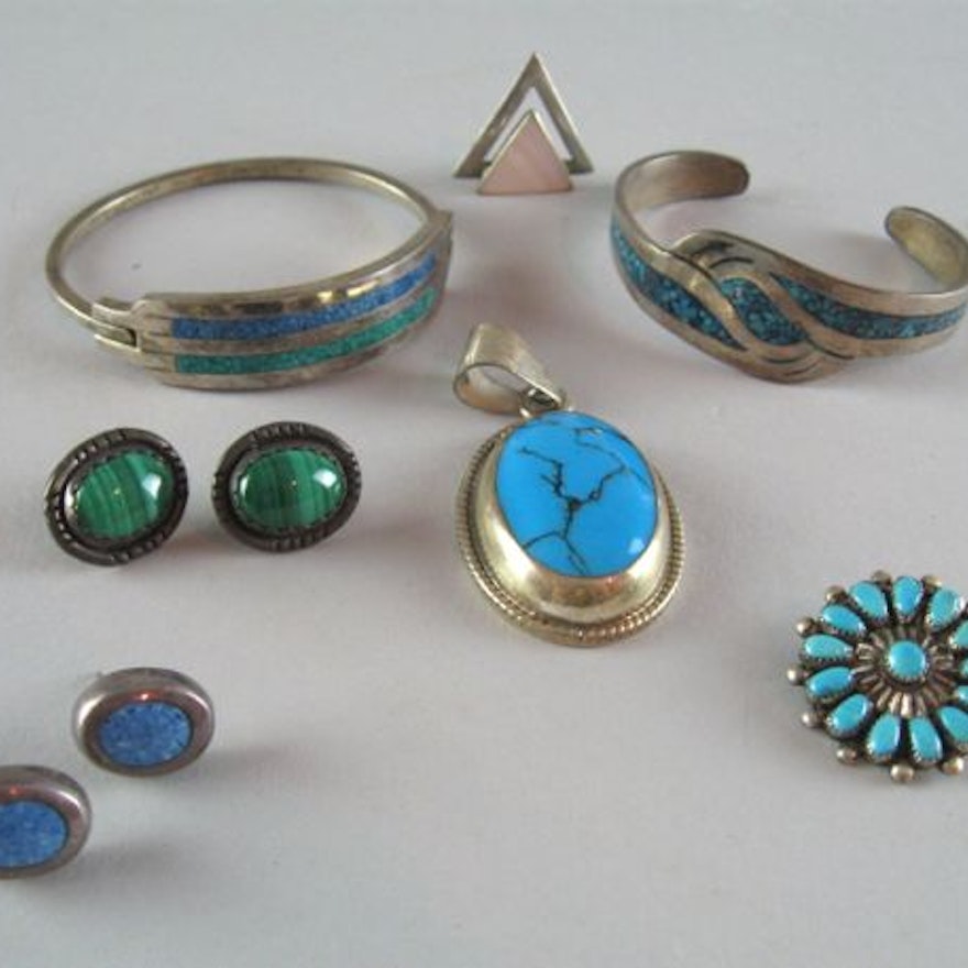 Sterling and Semi Precious Gemstone Jewelry