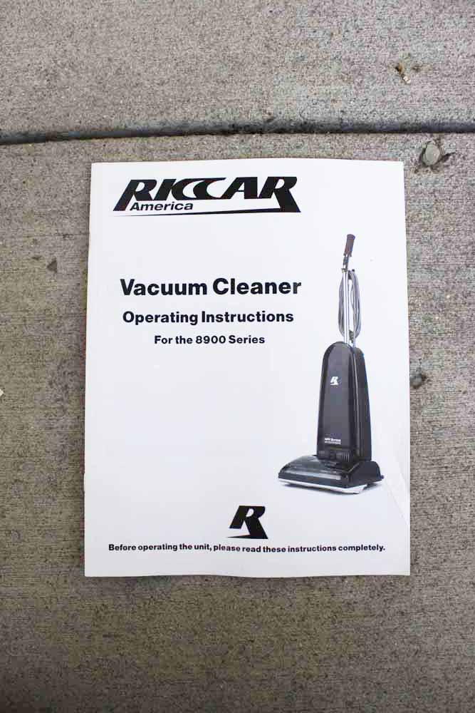 Riccar America 8900 Vacuum