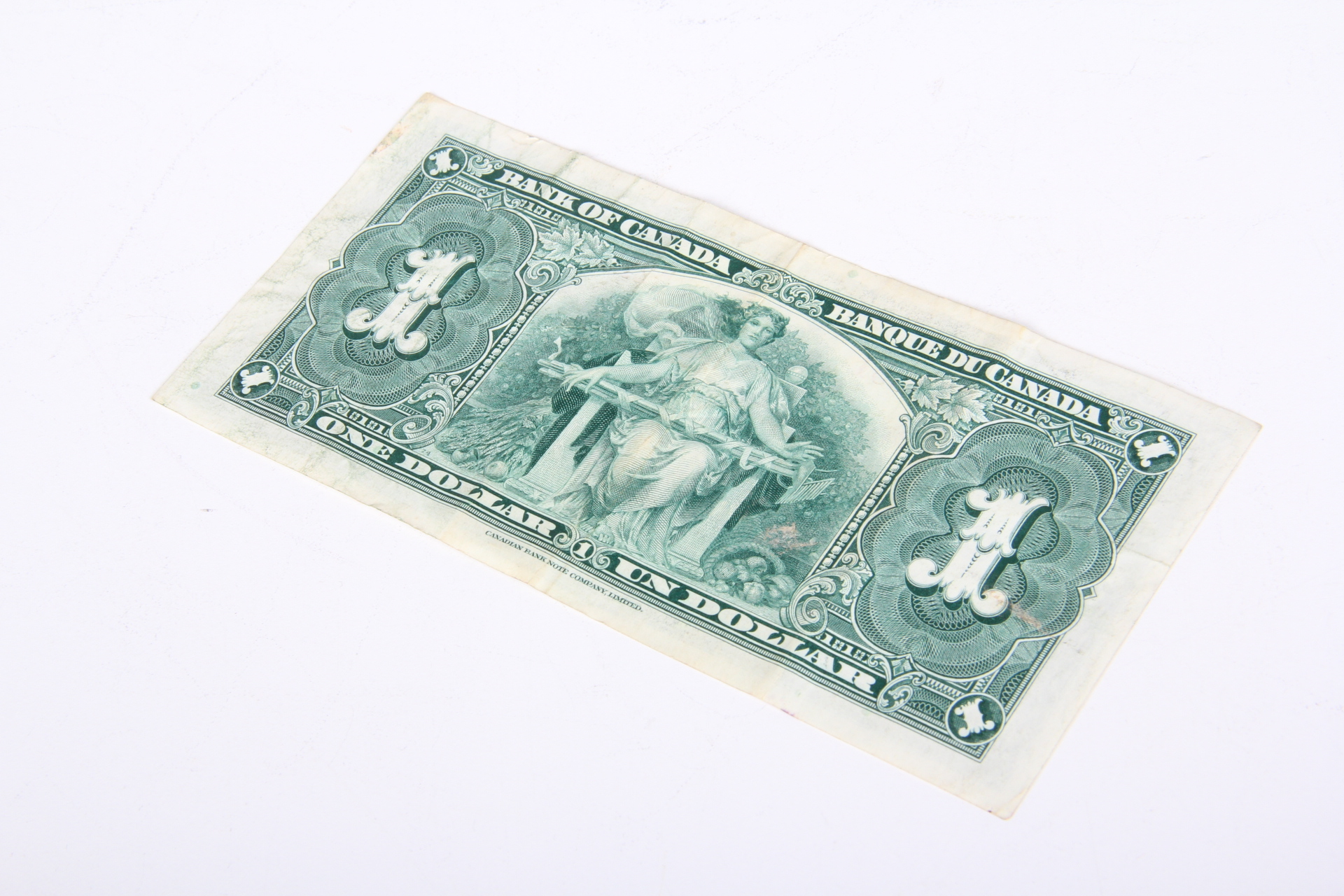 1937 Canadian One Dollar Bill