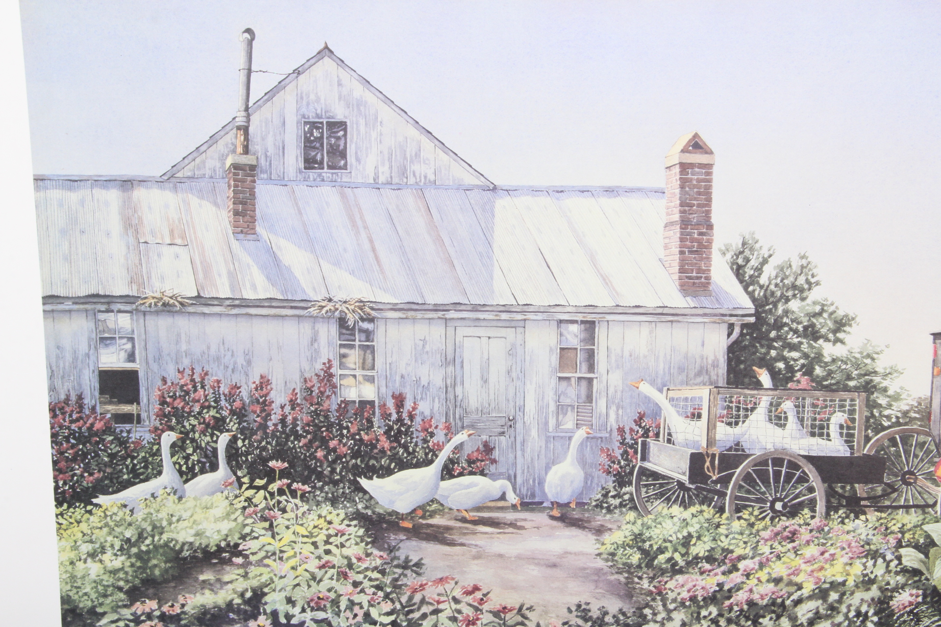 Janet Roney Signed Print "Good-Bye"