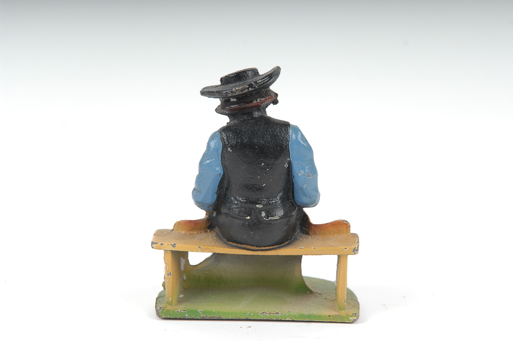 Pair of Vintage Cast Iron Amish Bookends