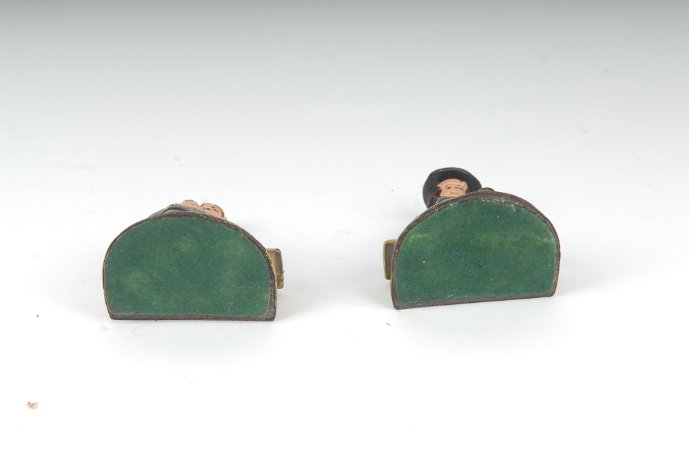 Pair of Vintage Cast Iron Amish Bookends