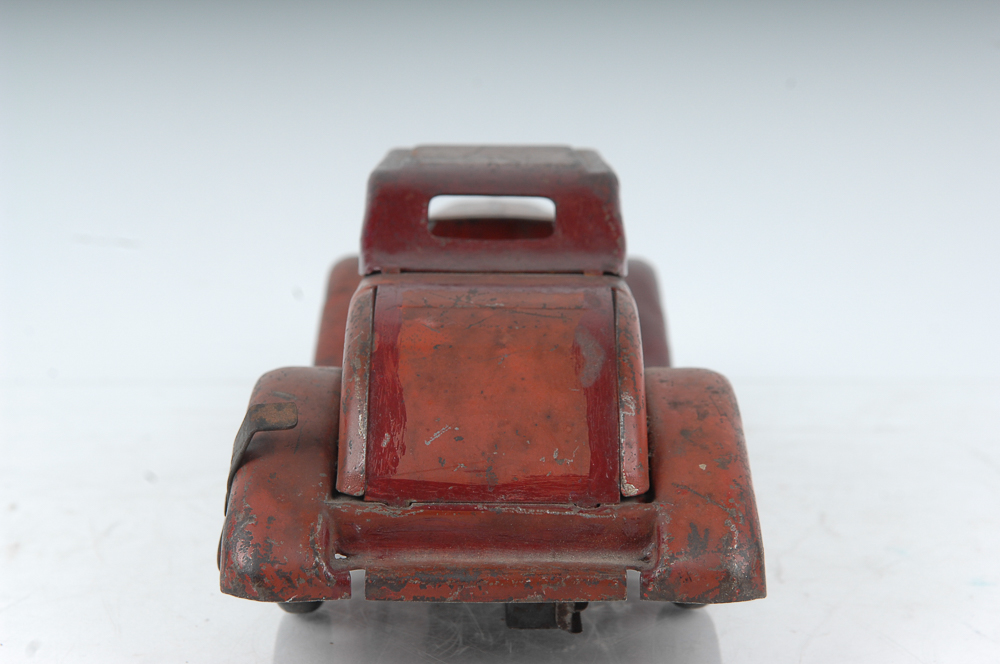 1930s Marx Siren Fire Chief Steel Windup Car