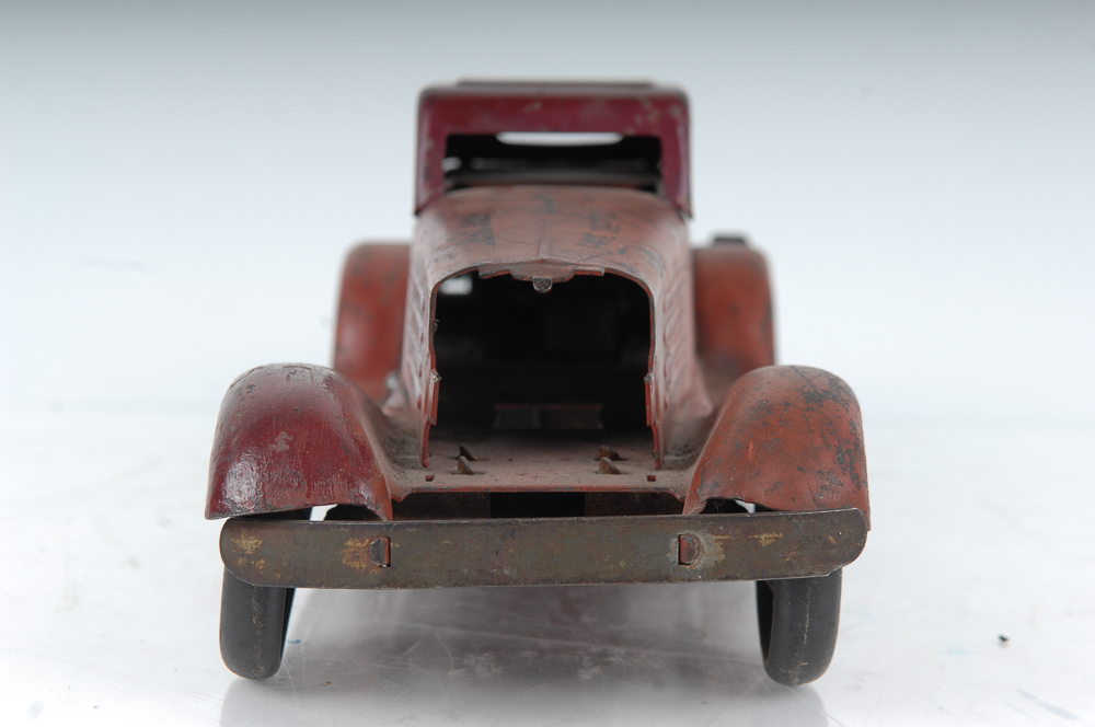 1930s Marx Siren Fire Chief Steel Windup Car