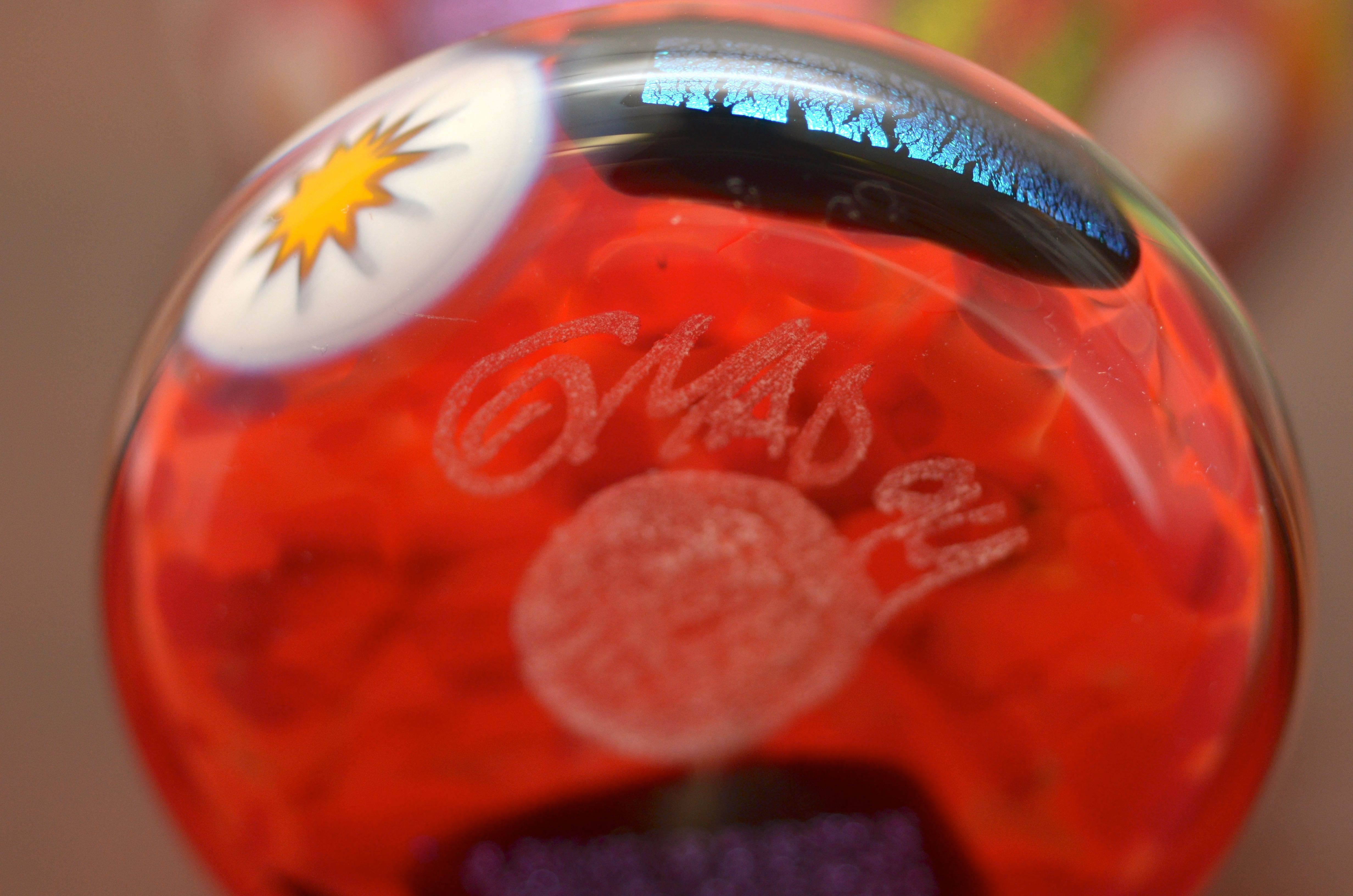 Mad Glass Blown Glass Perfume Bottle