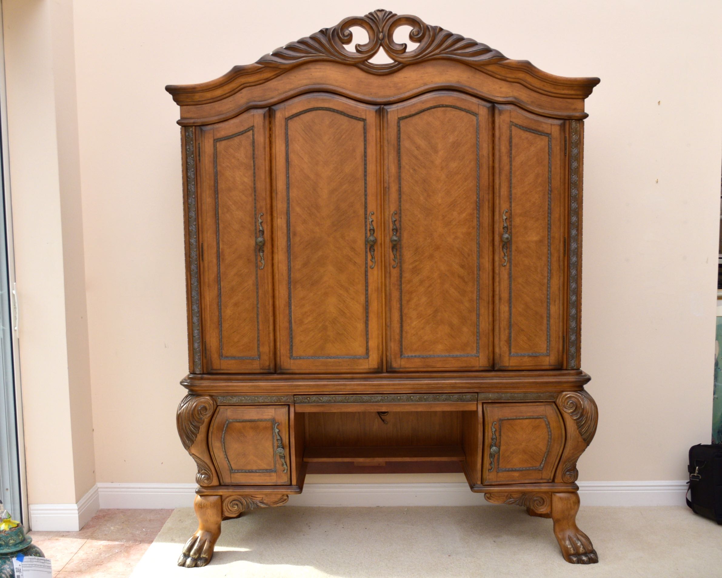 Michael Amini Hutch Desk for Aico Furniture