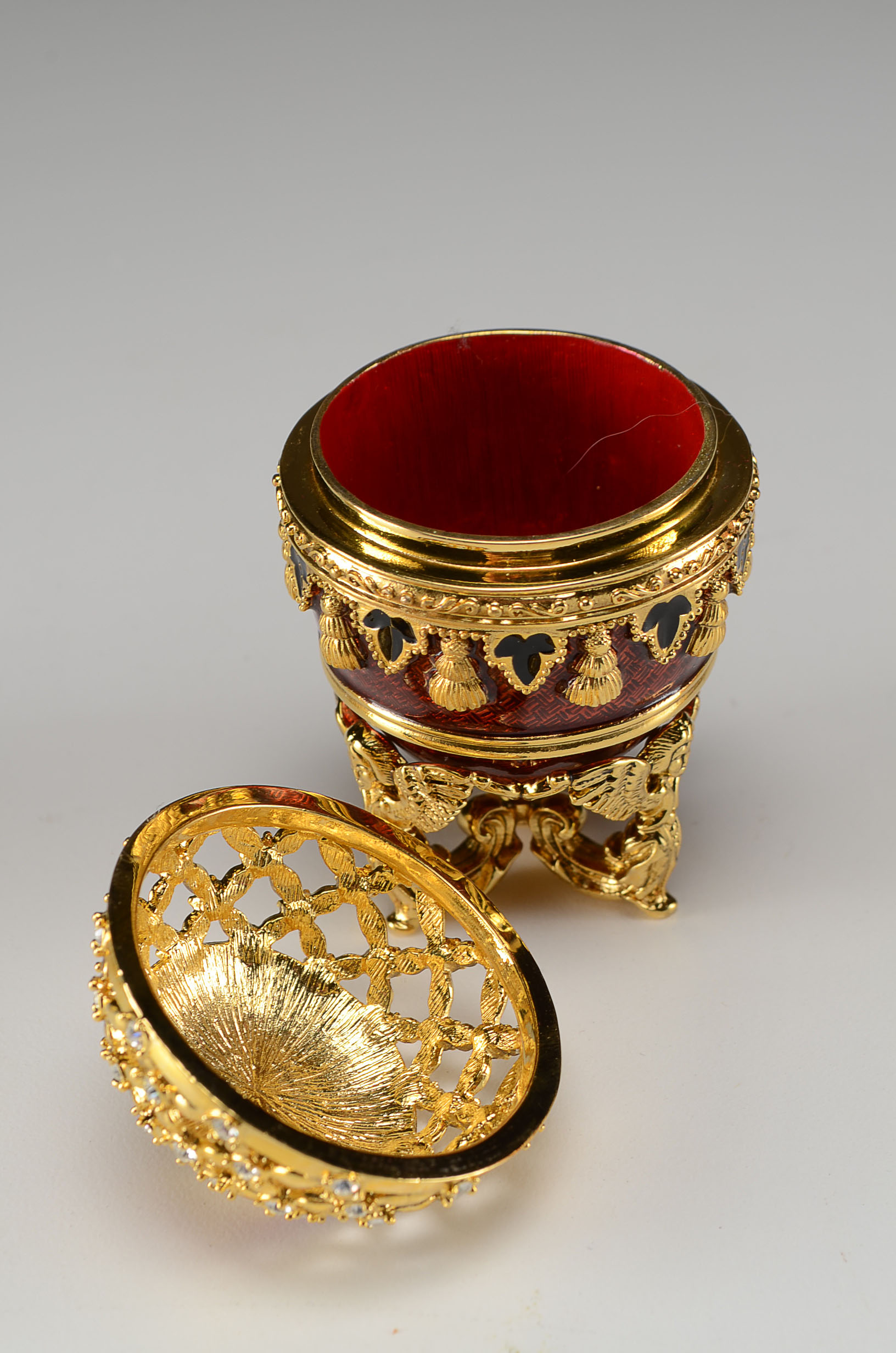 Set of Four Joan Rivers Imperial Treasures II Fabergé Eggs