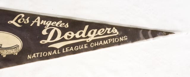 1966 Dodgers Championship Pennant