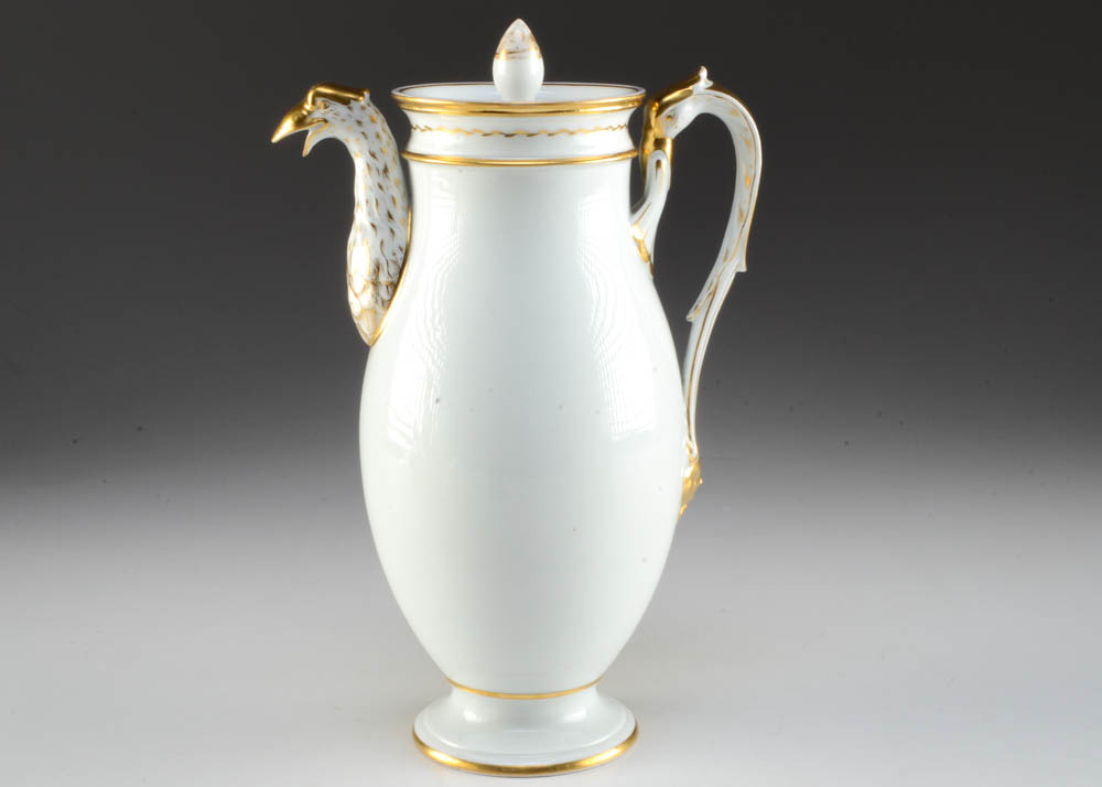 Antique Porcelain Chocolate Pot