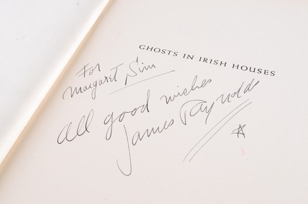 Signed First Edition "Ghosts in Irish Houses" by James Reynolds