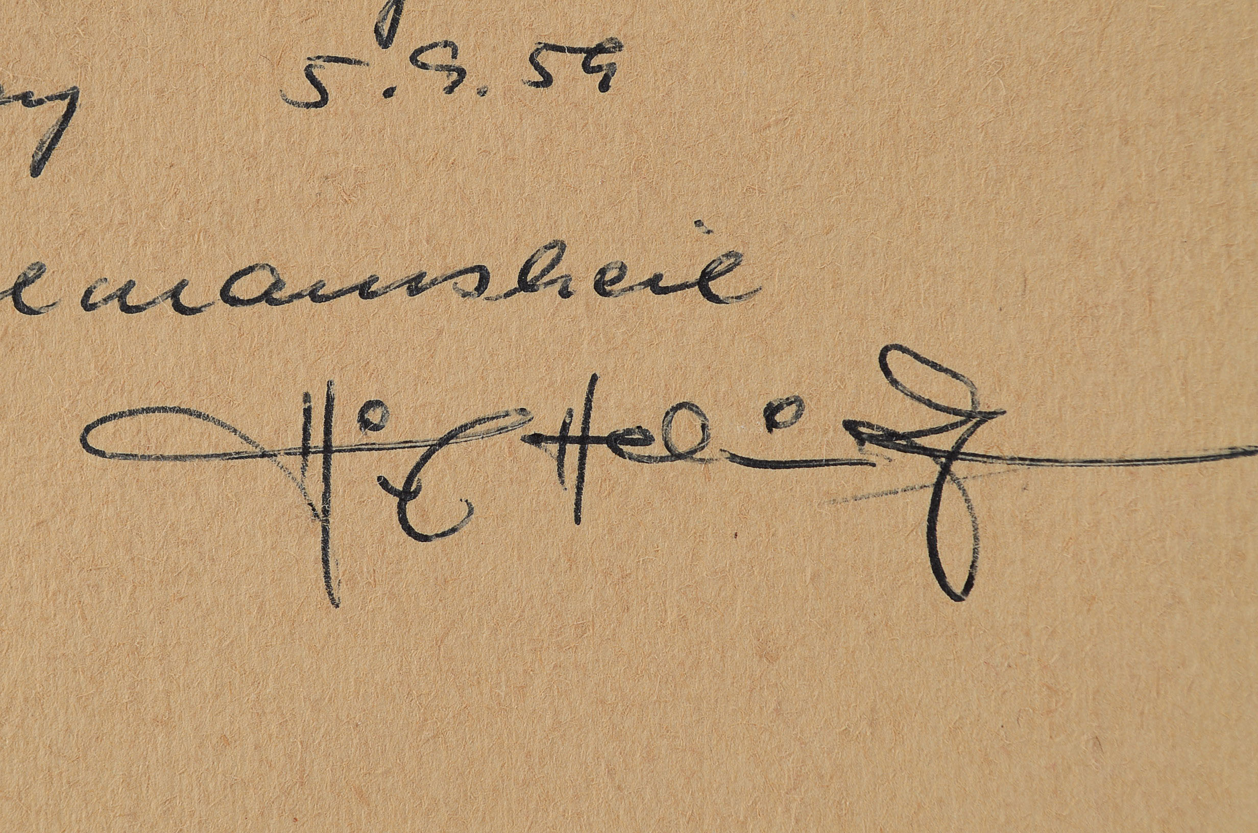 Original 1959 German Political Cartoon