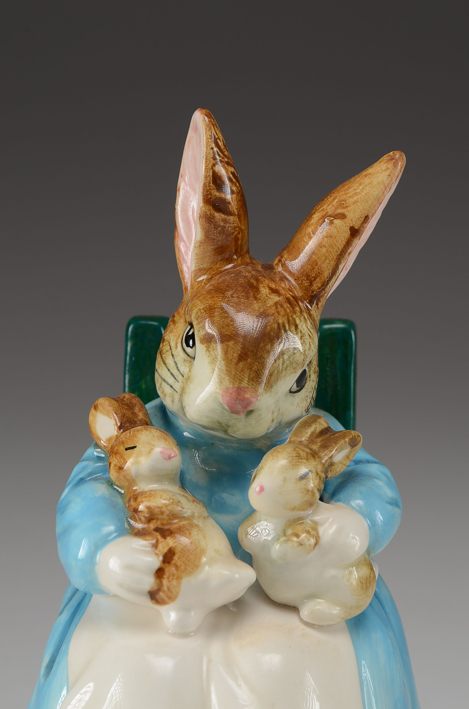 Pair of Beatrix Potter Music Boxes and Peter Rabbit Plate