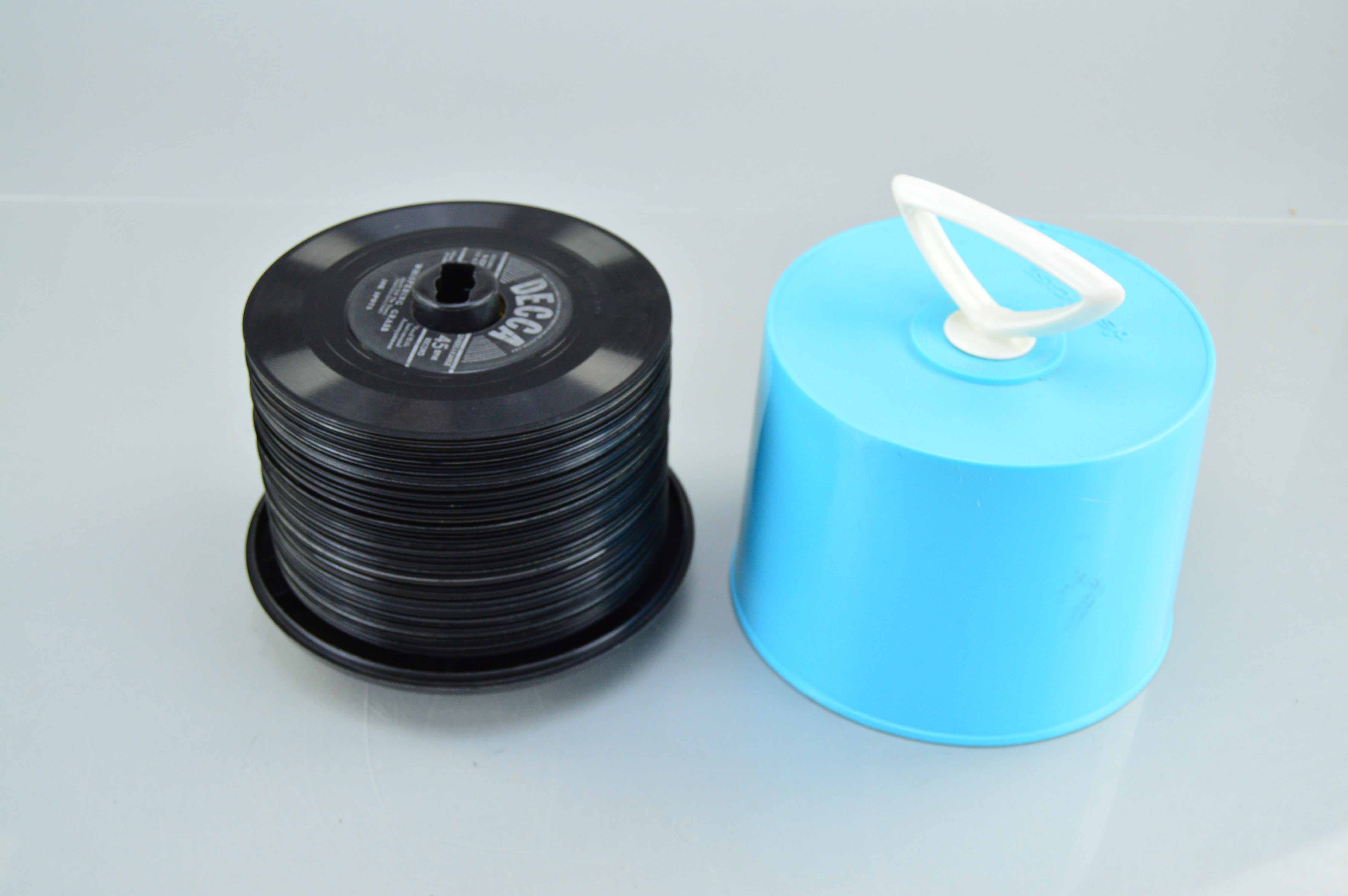 Vintage DeJay "Happy Tunes" Turntable and Records