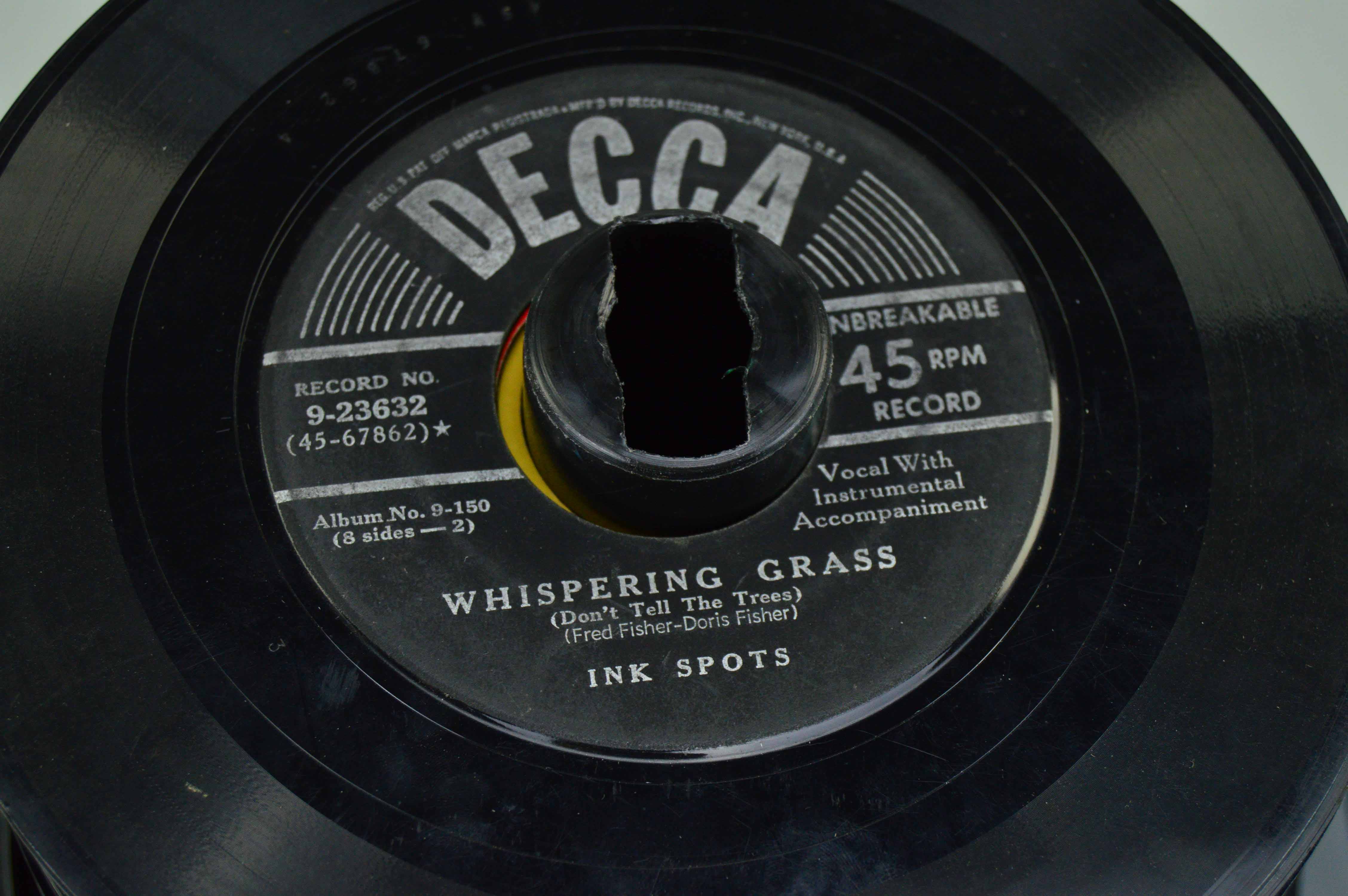 Vintage DeJay "Happy Tunes" Turntable and Records