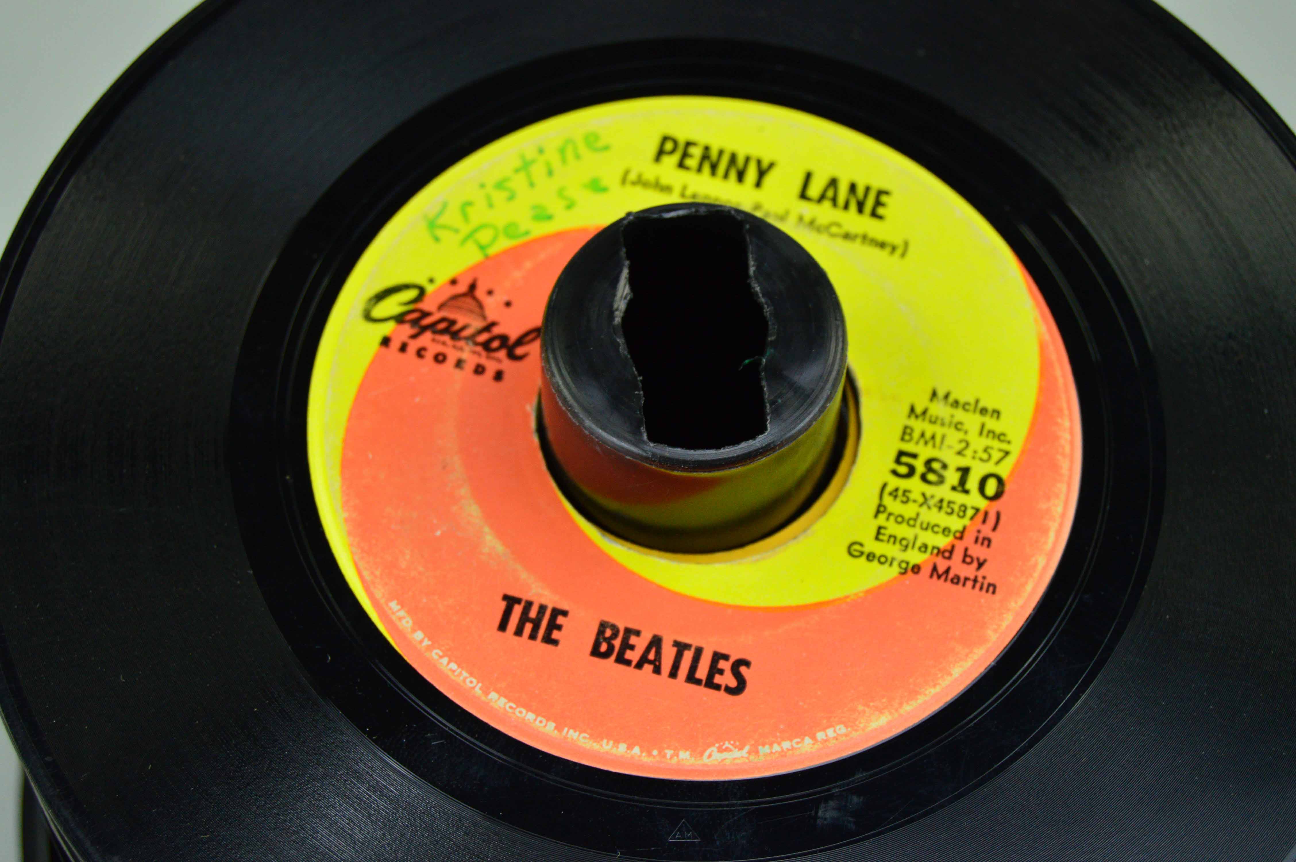 Vintage DeJay "Happy Tunes" Turntable and Records