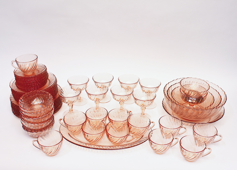 Collection of Arcoroc France Dining Set