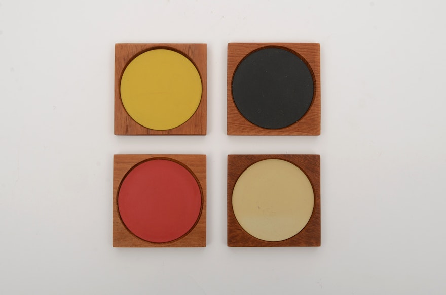 Laurids Lønbørg Teak Coaster Set