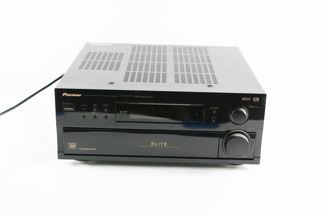 Pioneer Elite Receiver, Sony CD,  and Monster Cable Speaker Box