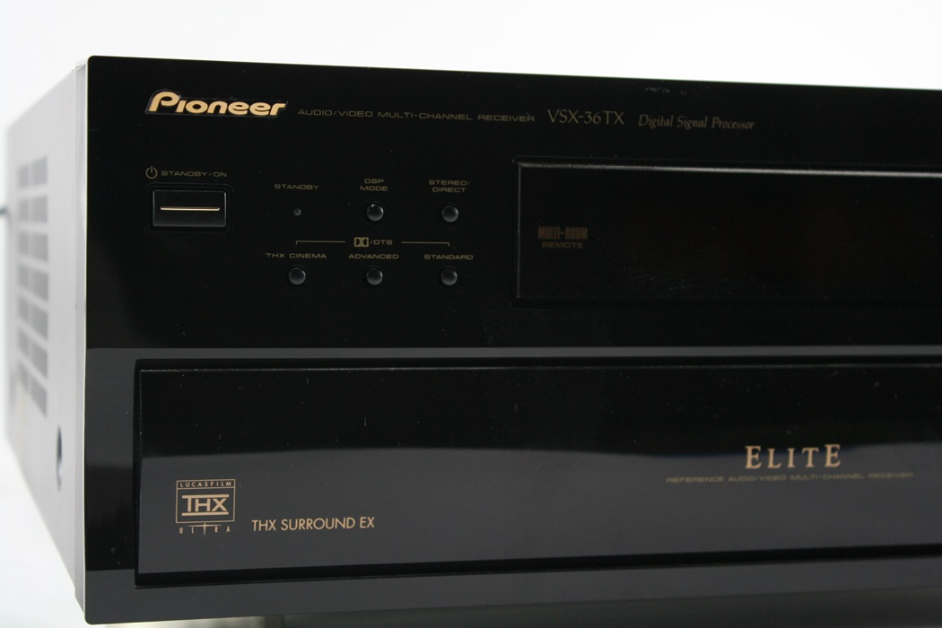 Pioneer Elite Receiver, Sony CD,  and Monster Cable Speaker Box