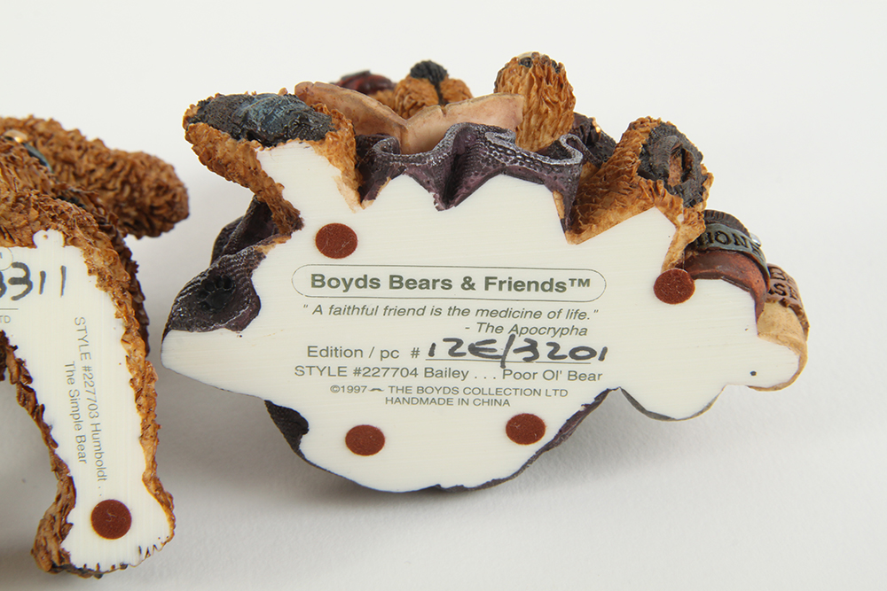 Set of Bear Figurines