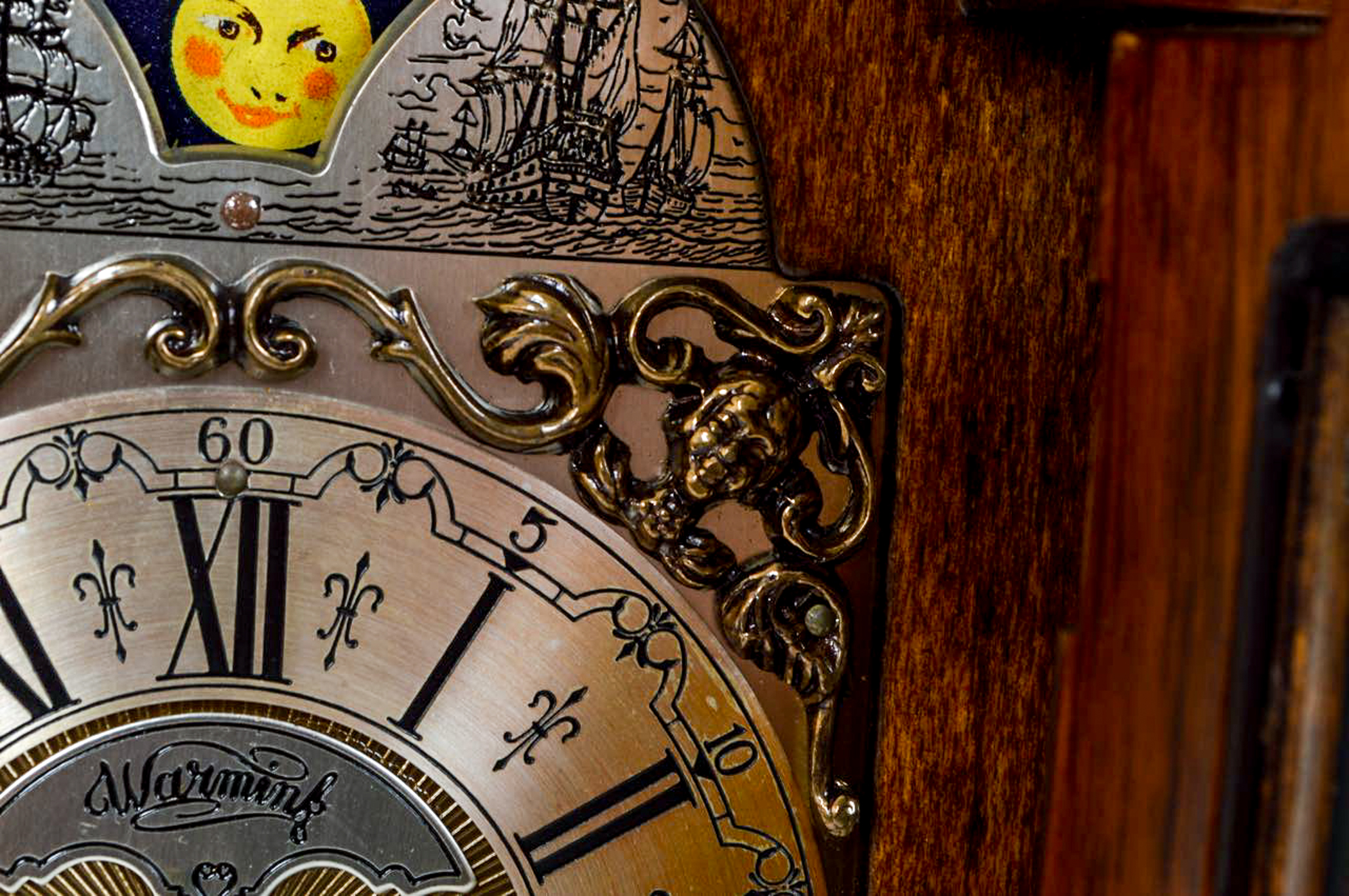 Vintage Warmink Wuba Bracket Clock