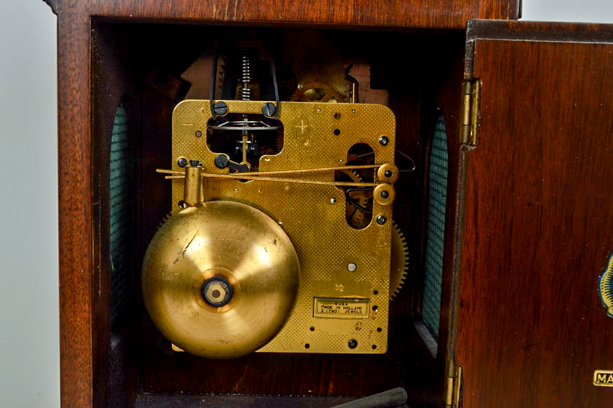 Vintage Warmink Wuba Bracket Clock