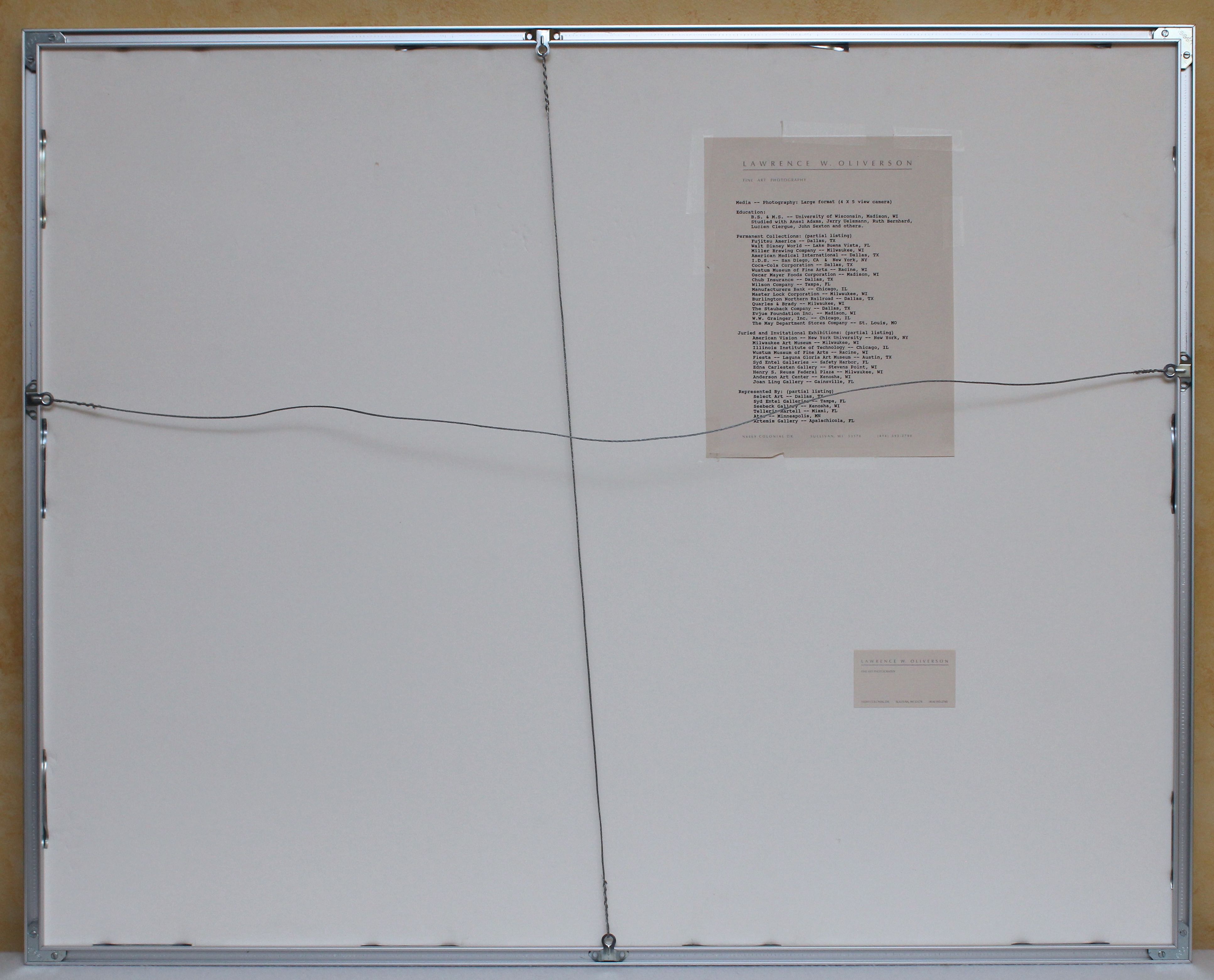 Signed Photograph by Lawrence W. Oliverson