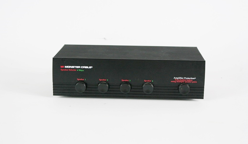 Pioneer Elite Receiver, Sony CD,  and Monster Cable Speaker Box