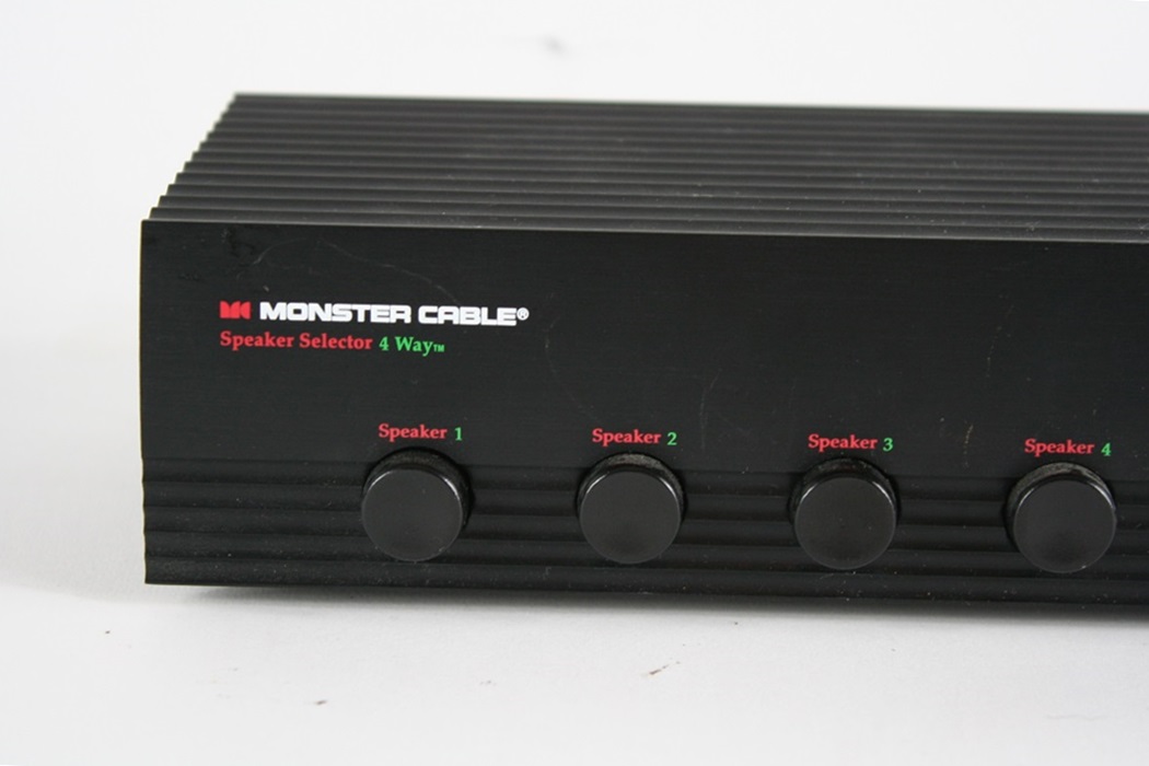 Pioneer Elite Receiver, Sony CD,  and Monster Cable Speaker Box