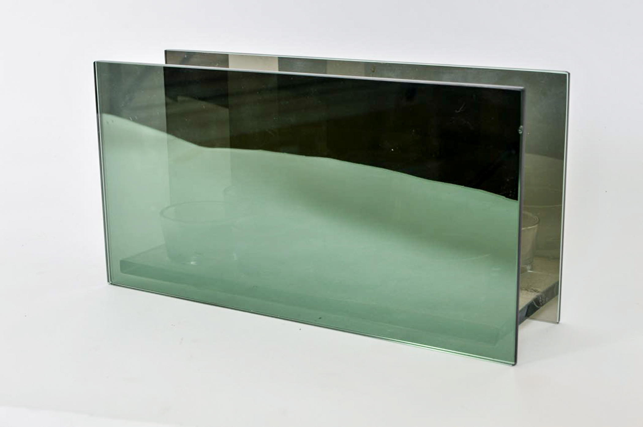 Contemporary Glass Tea Light Holder