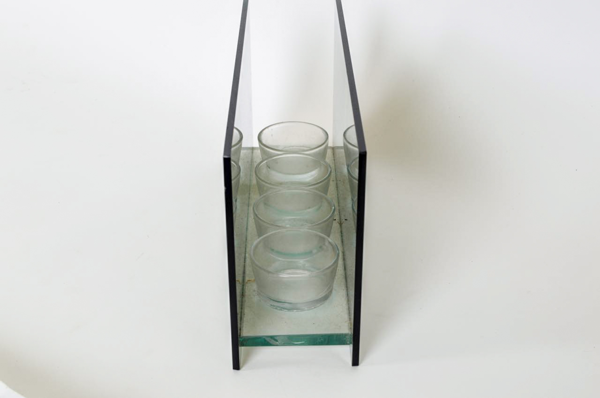 Contemporary Glass Tea Light Holder
