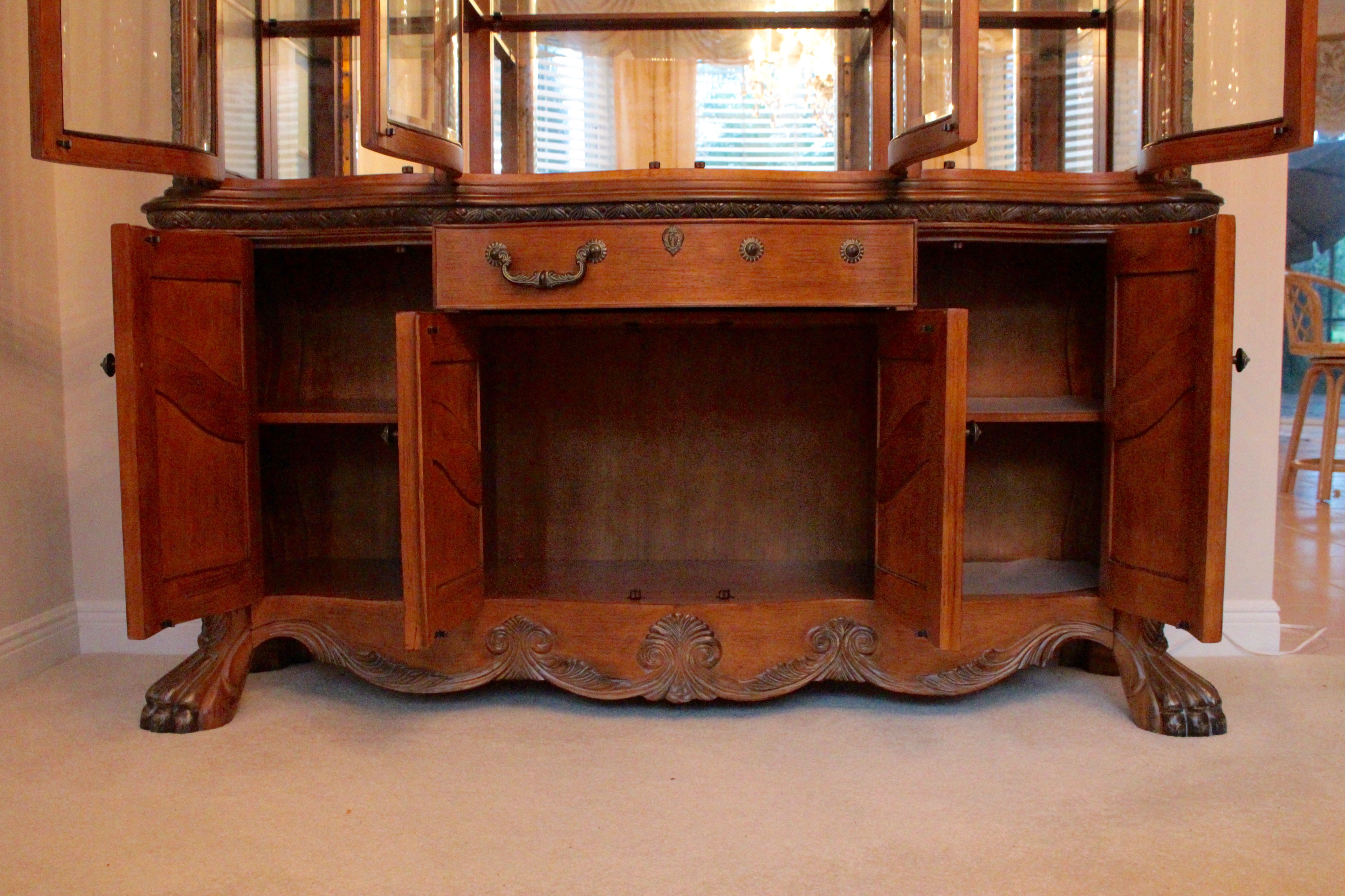 Michael Amini Signature Series Breakfront China Cabinet