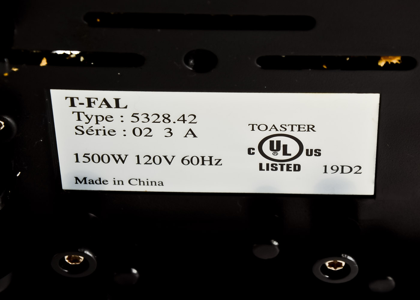 T-Fal Avante Deluxe Toaster