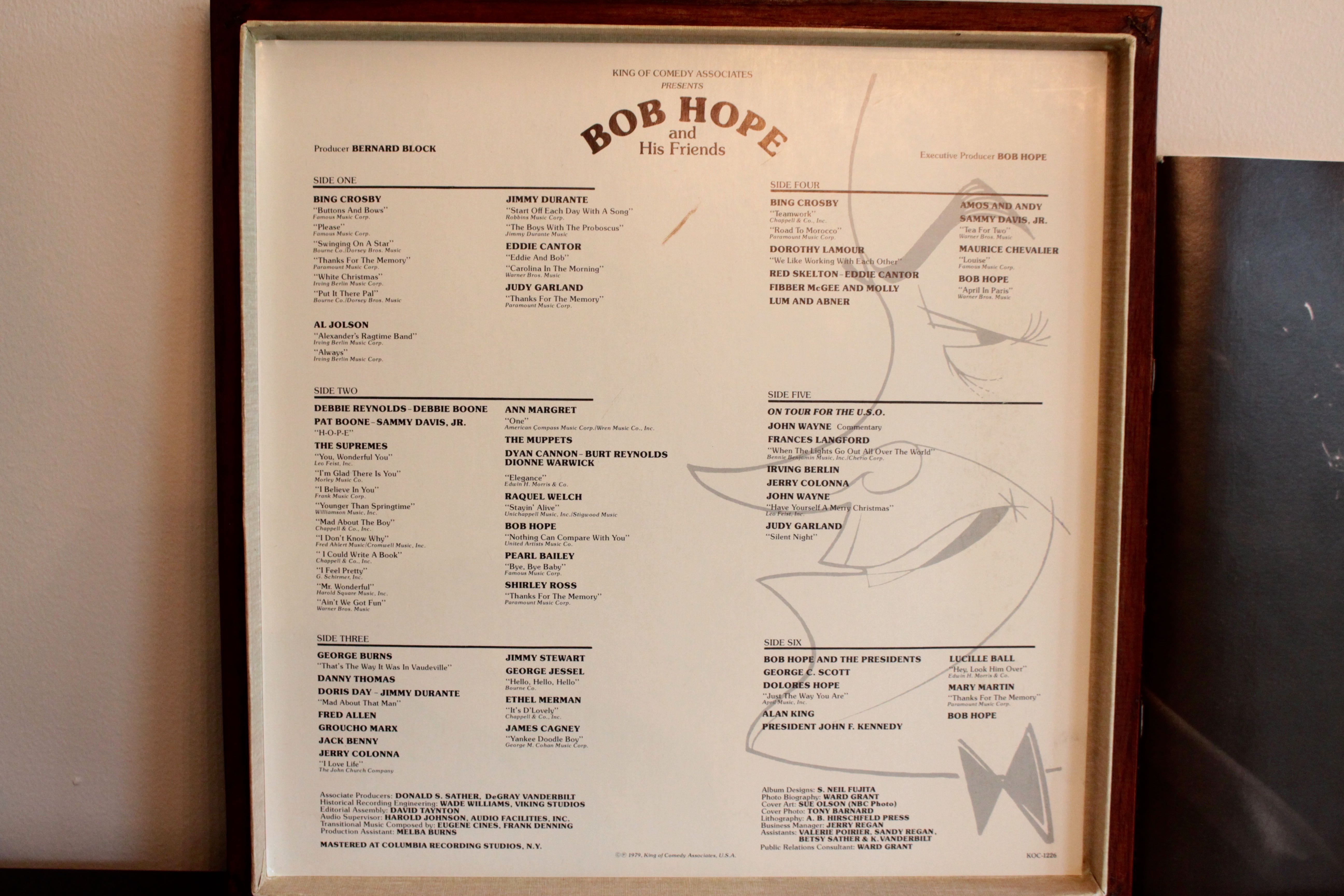 Signed Bob Hope Album