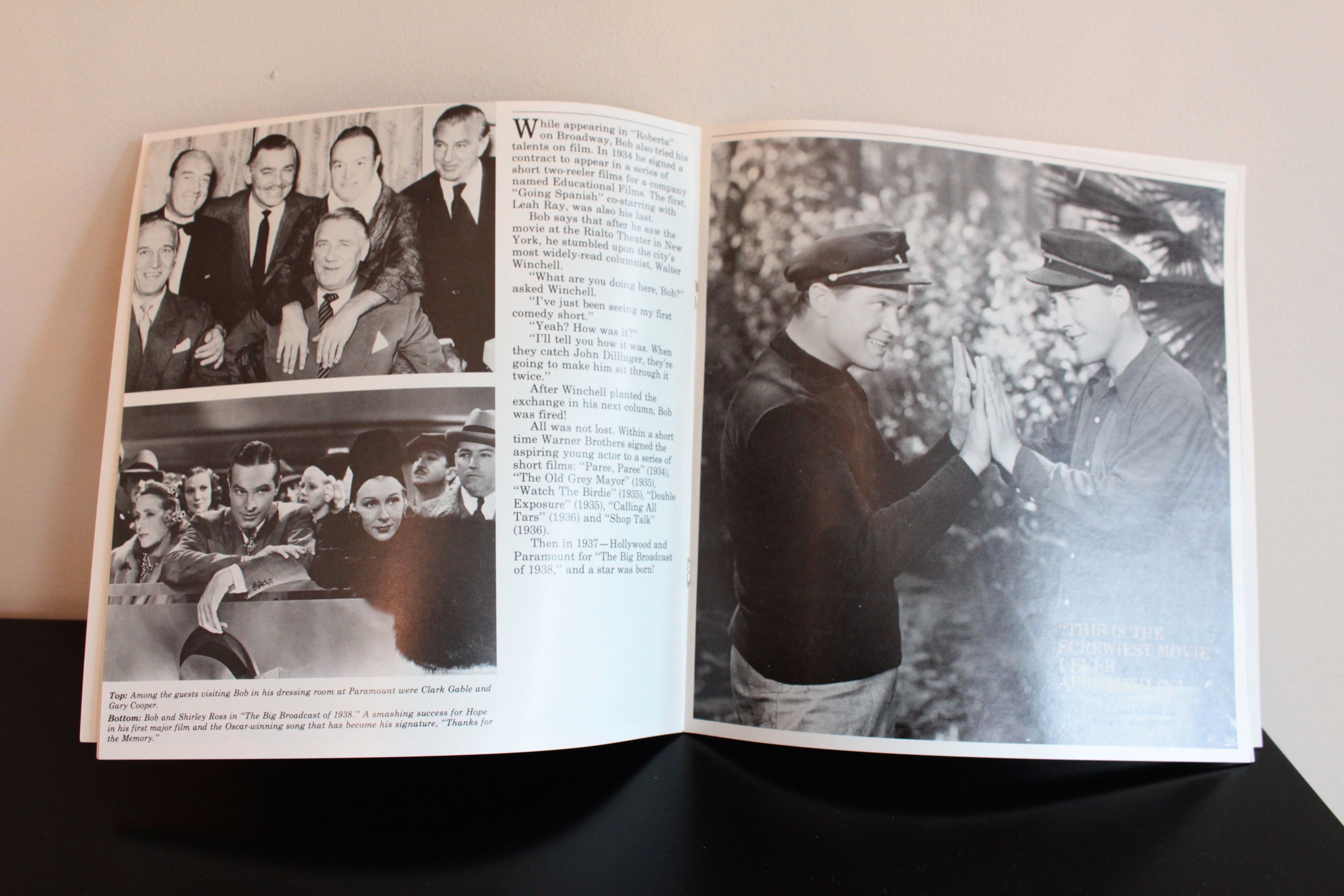 Signed Bob Hope Album