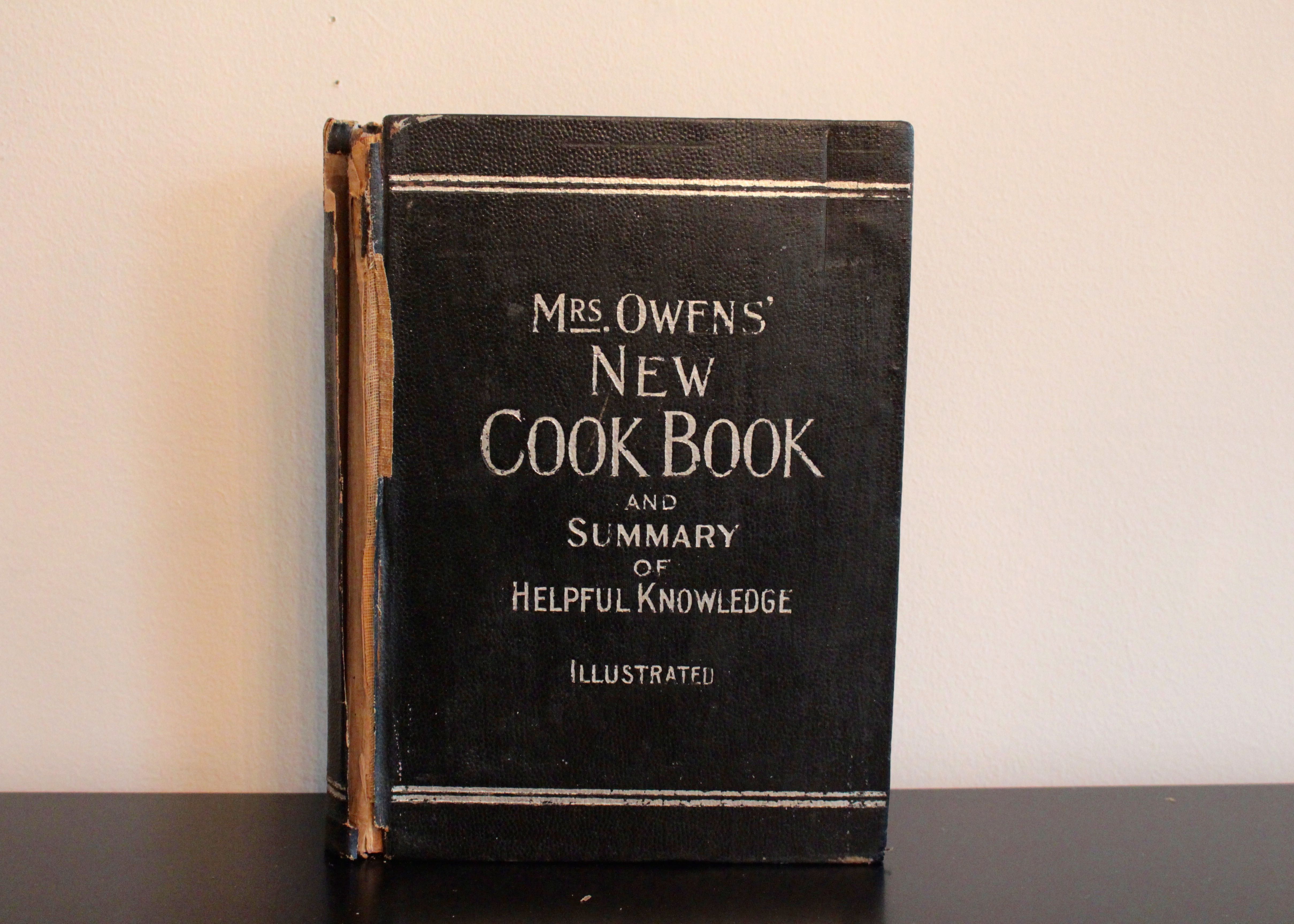 "Mrs. Owens' New Cookbook" Published 1897 by Owens Publishing Co
