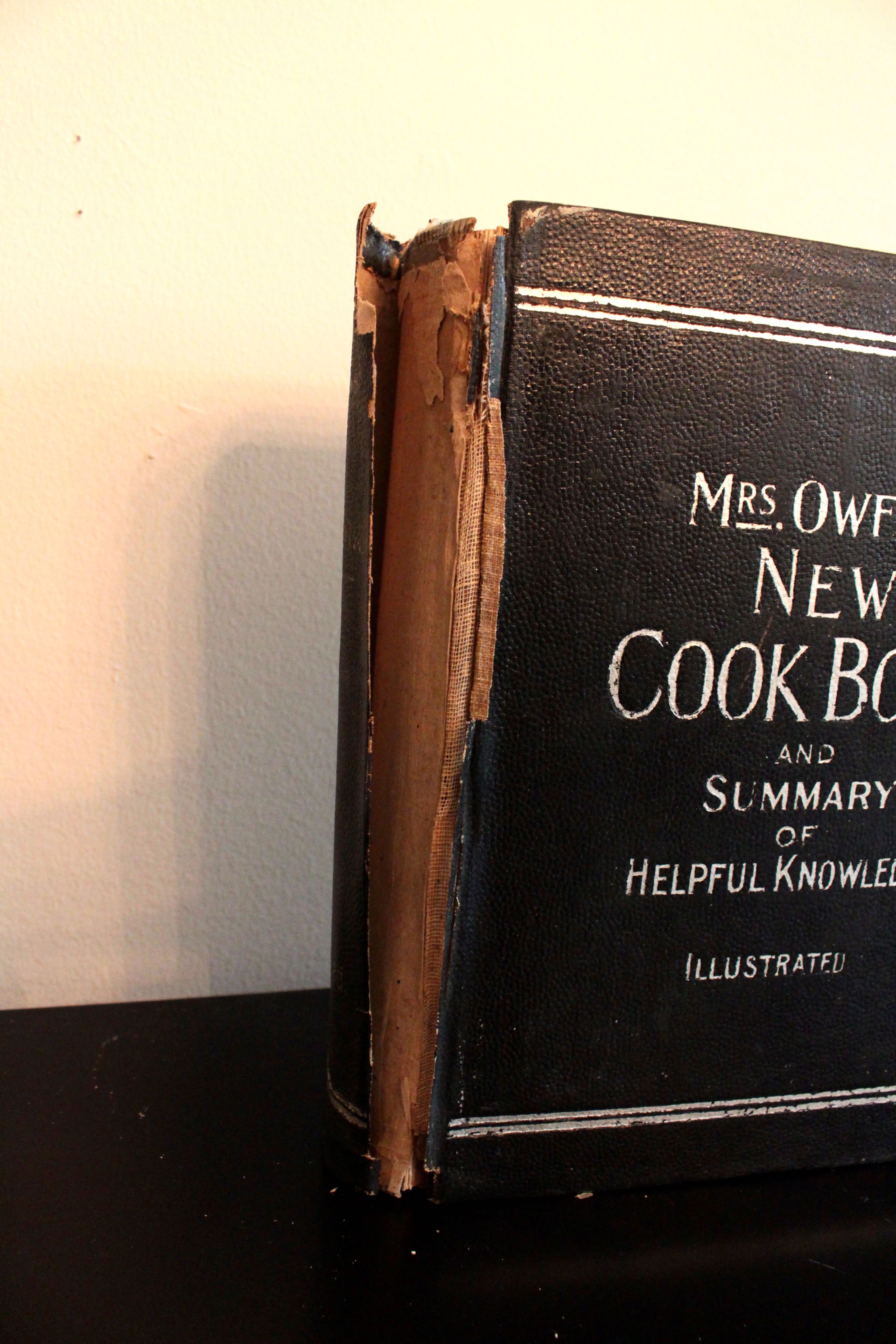 "Mrs. Owens' New Cookbook" Published 1897 by Owens Publishing Co