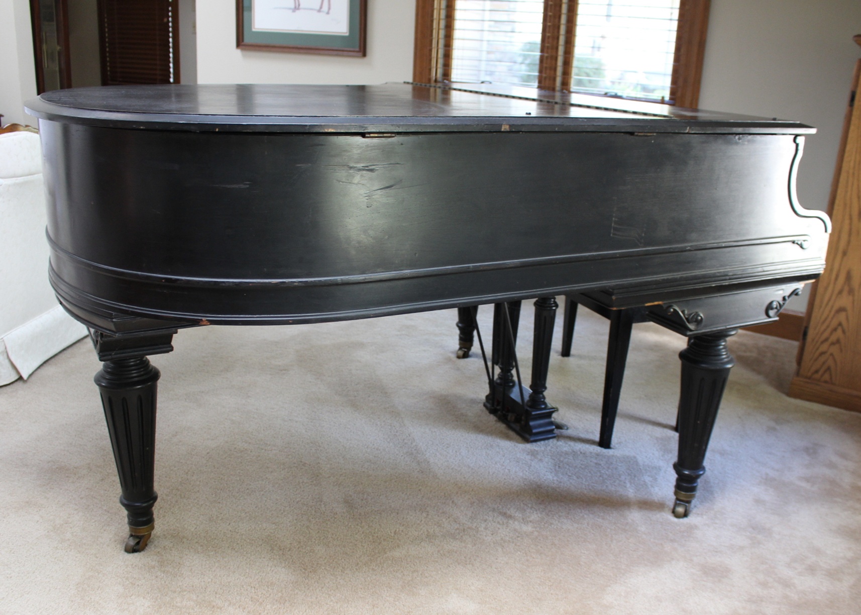 Vintage Starr Baby Grand Piano and Stool