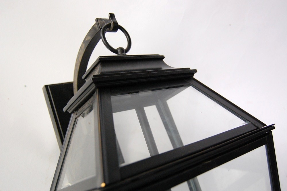 Pair of Restoration Hardware Cambridge Bronze Tone Sconces