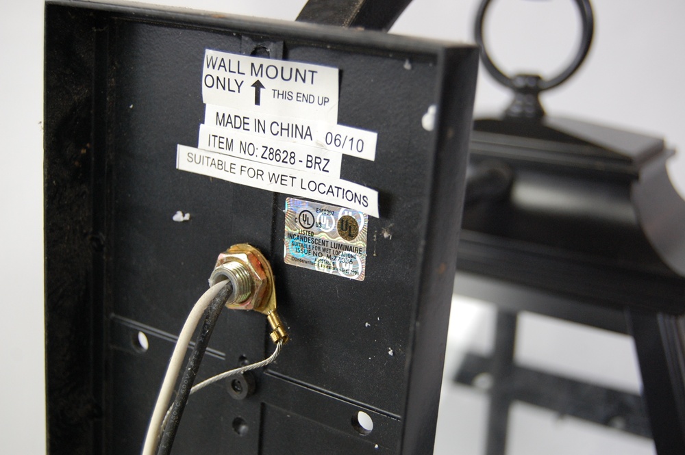 Pair of Restoration Hardware Cambridge Bronze Tone Sconces