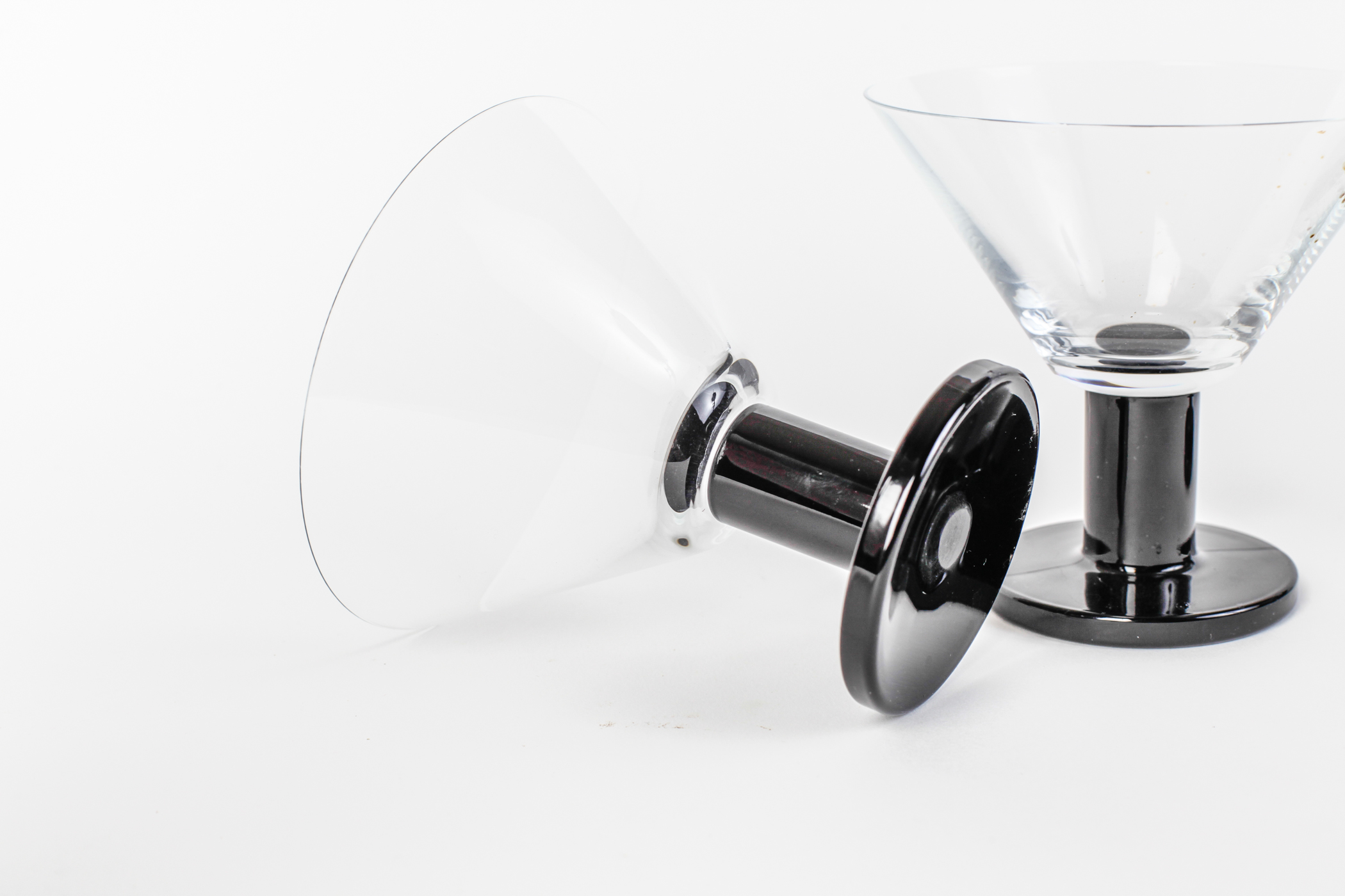 Set of Four Martini Glasses