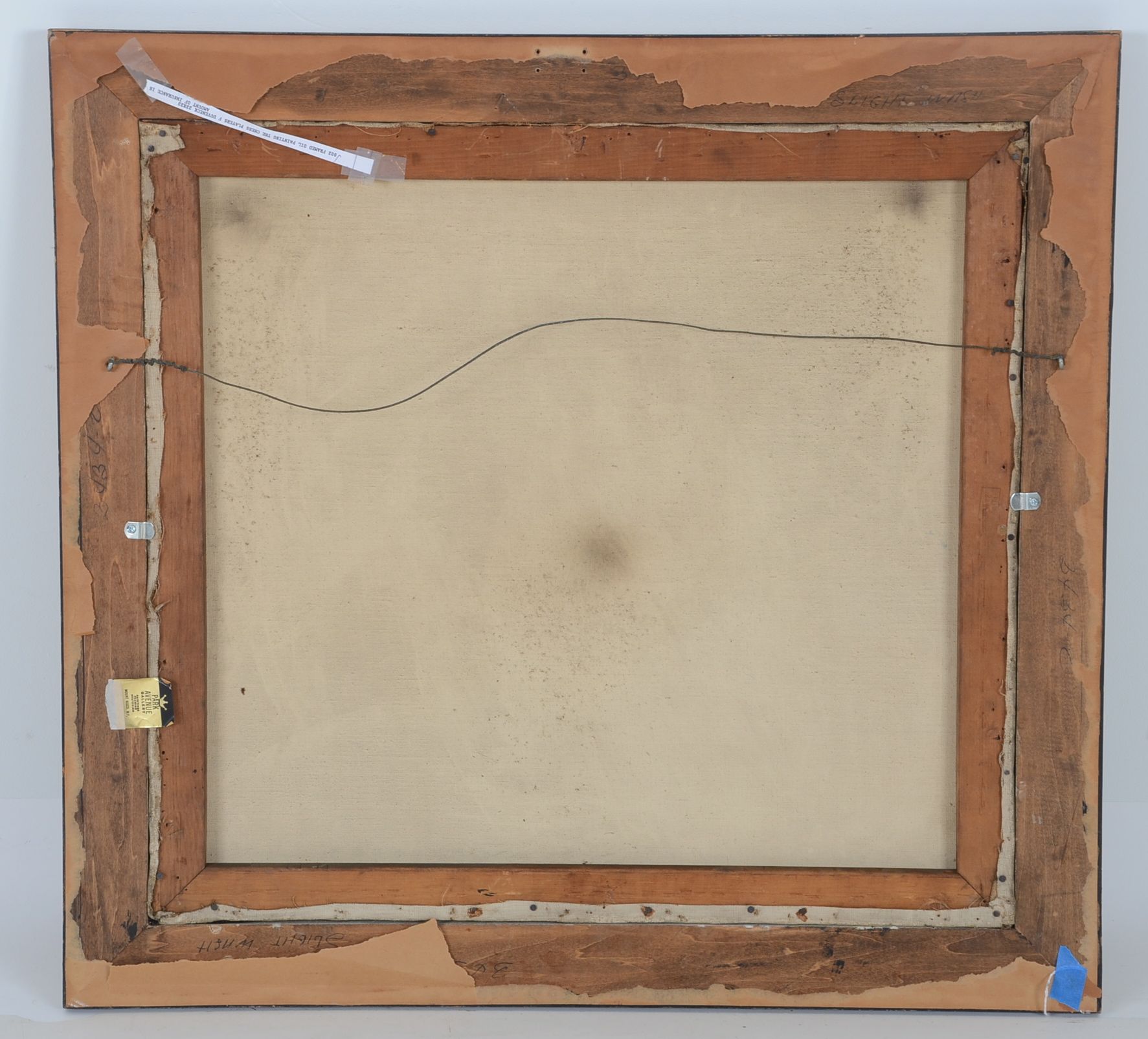 Frank Duveneck Original "The Chess Players" Oil Painting