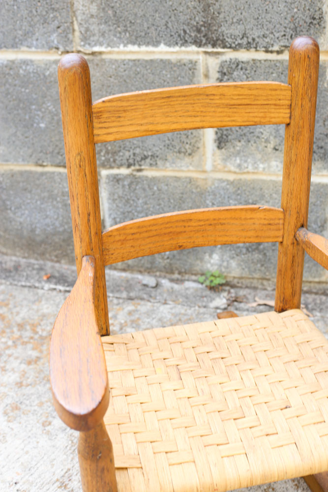 Three Vintage Children's Rocking Chairs
