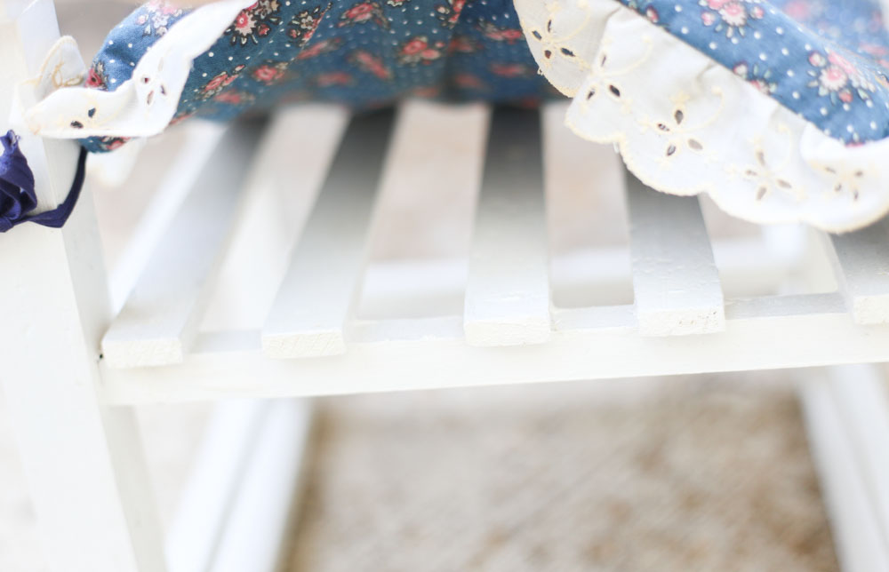 Three Vintage Children's Rocking Chairs