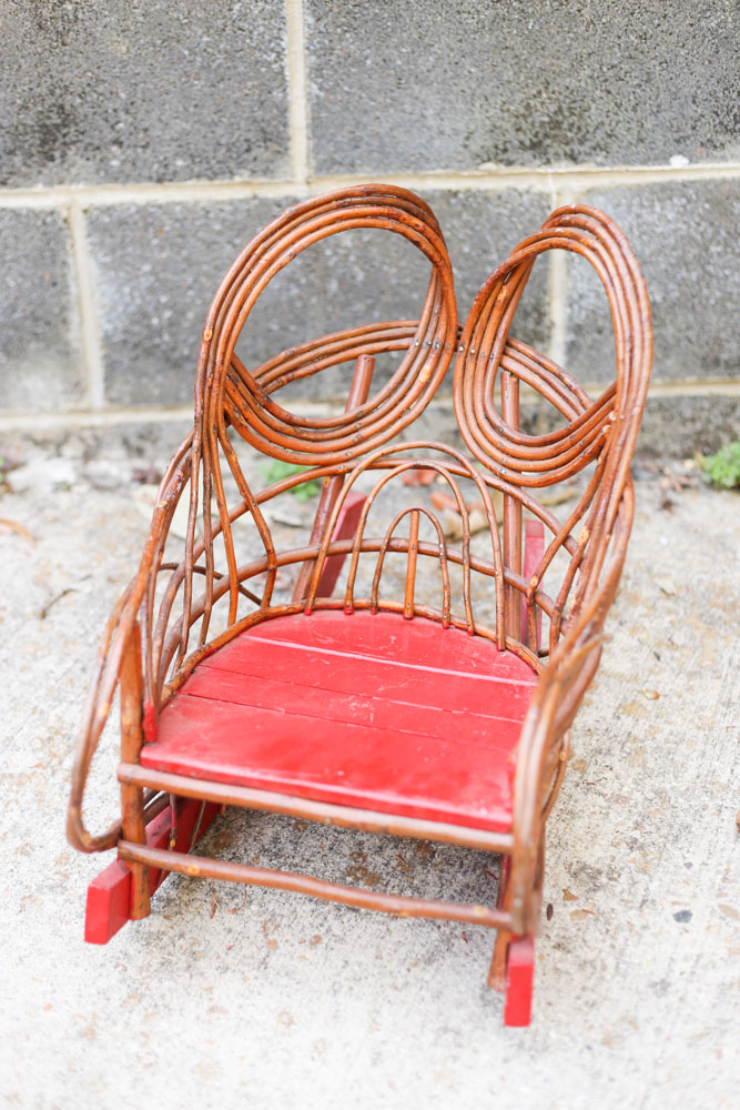 Three Vintage Children's Rocking Chairs