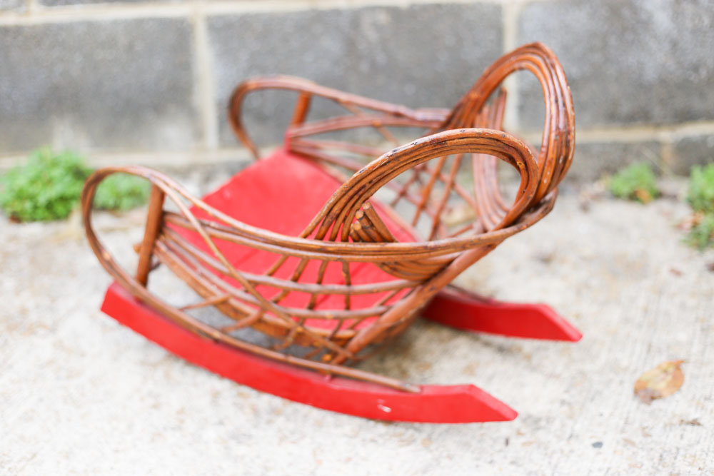 Three Vintage Children's Rocking Chairs