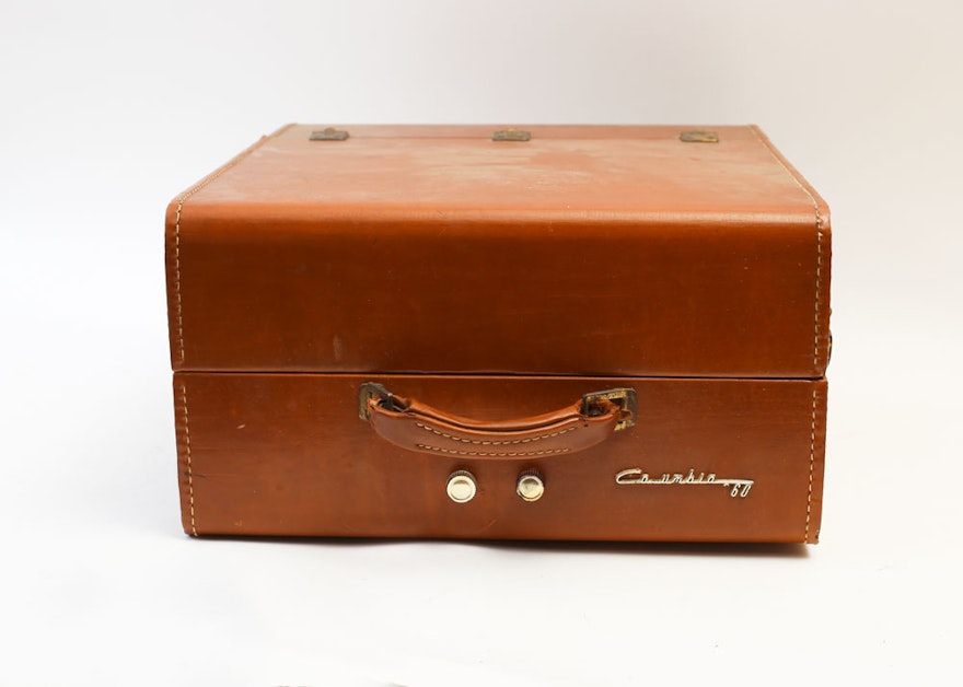 1956 Columbia Model 360 Suitcase Style Record Player