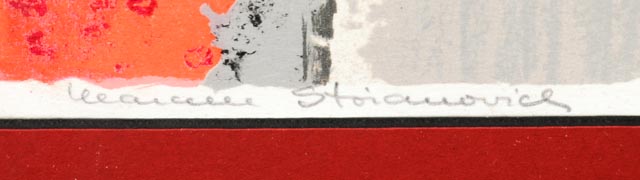 Limited Edition Marcelle Stoianovich Lithograph