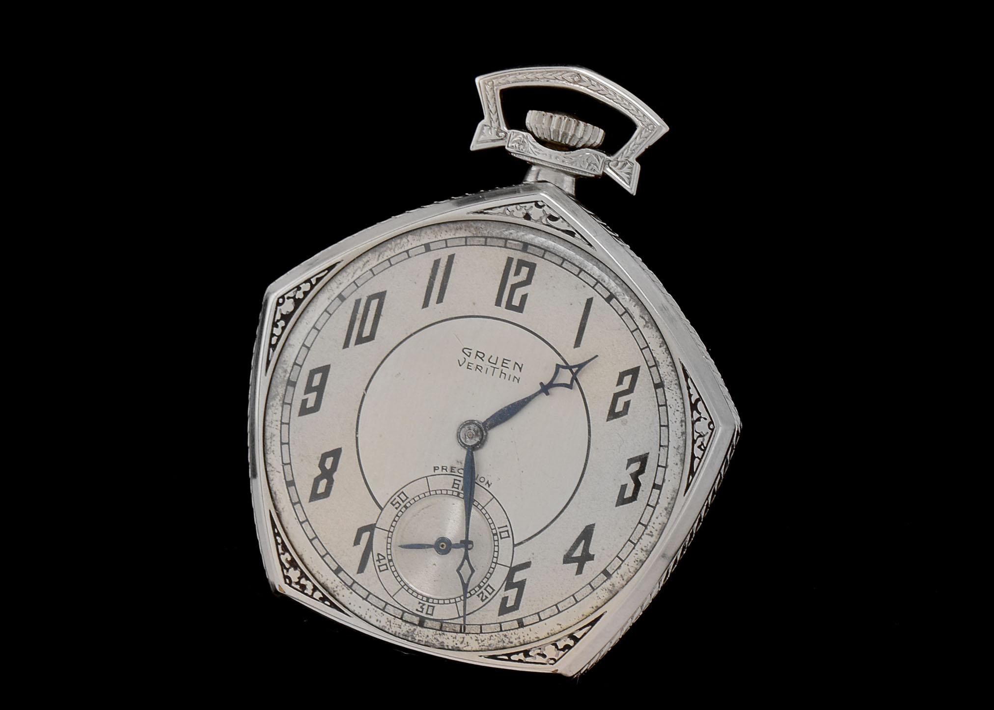 Gruen Verithin 14K Gold-Filled Pocket Watch