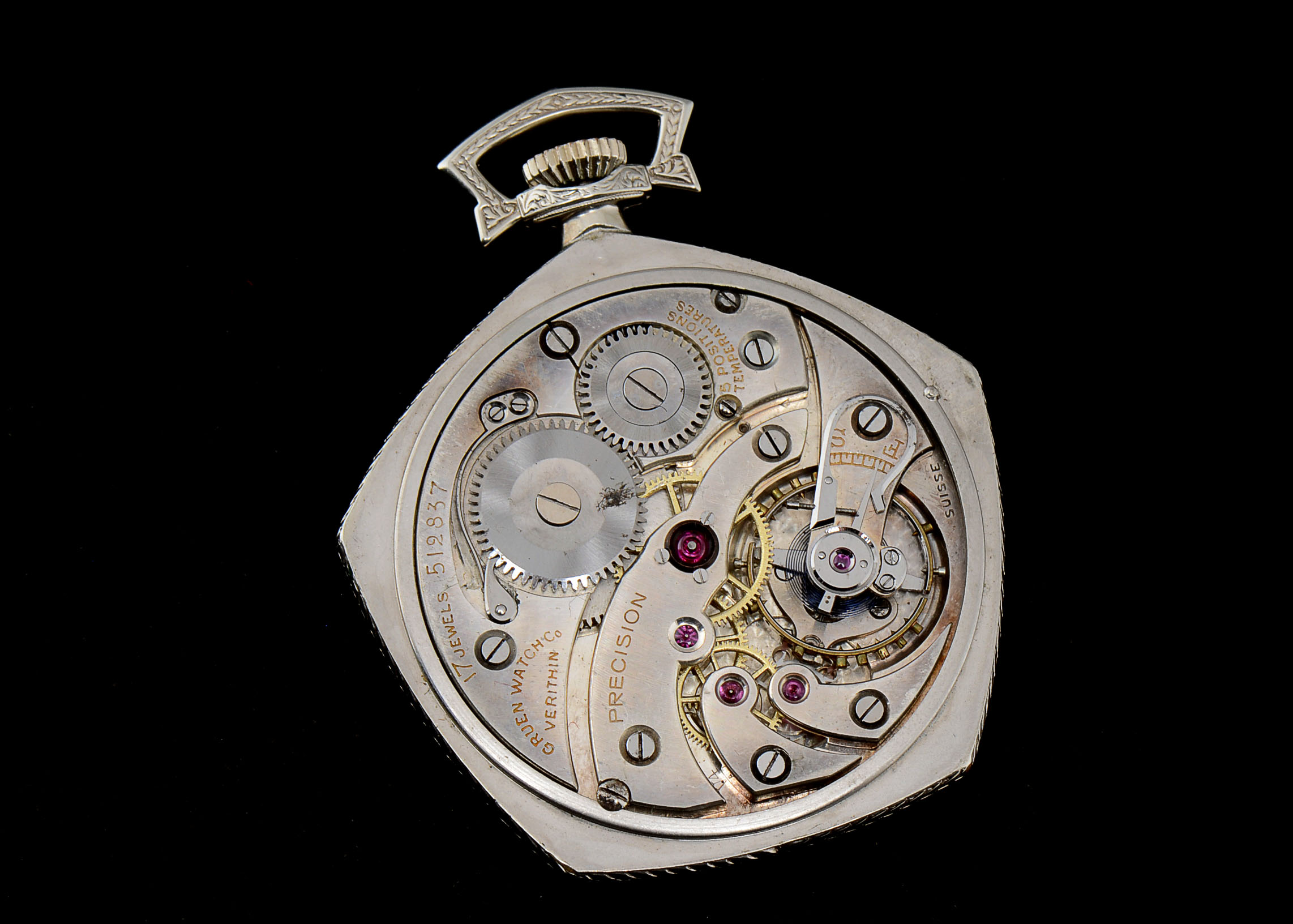 Gruen Verithin 14K Gold-Filled Pocket Watch